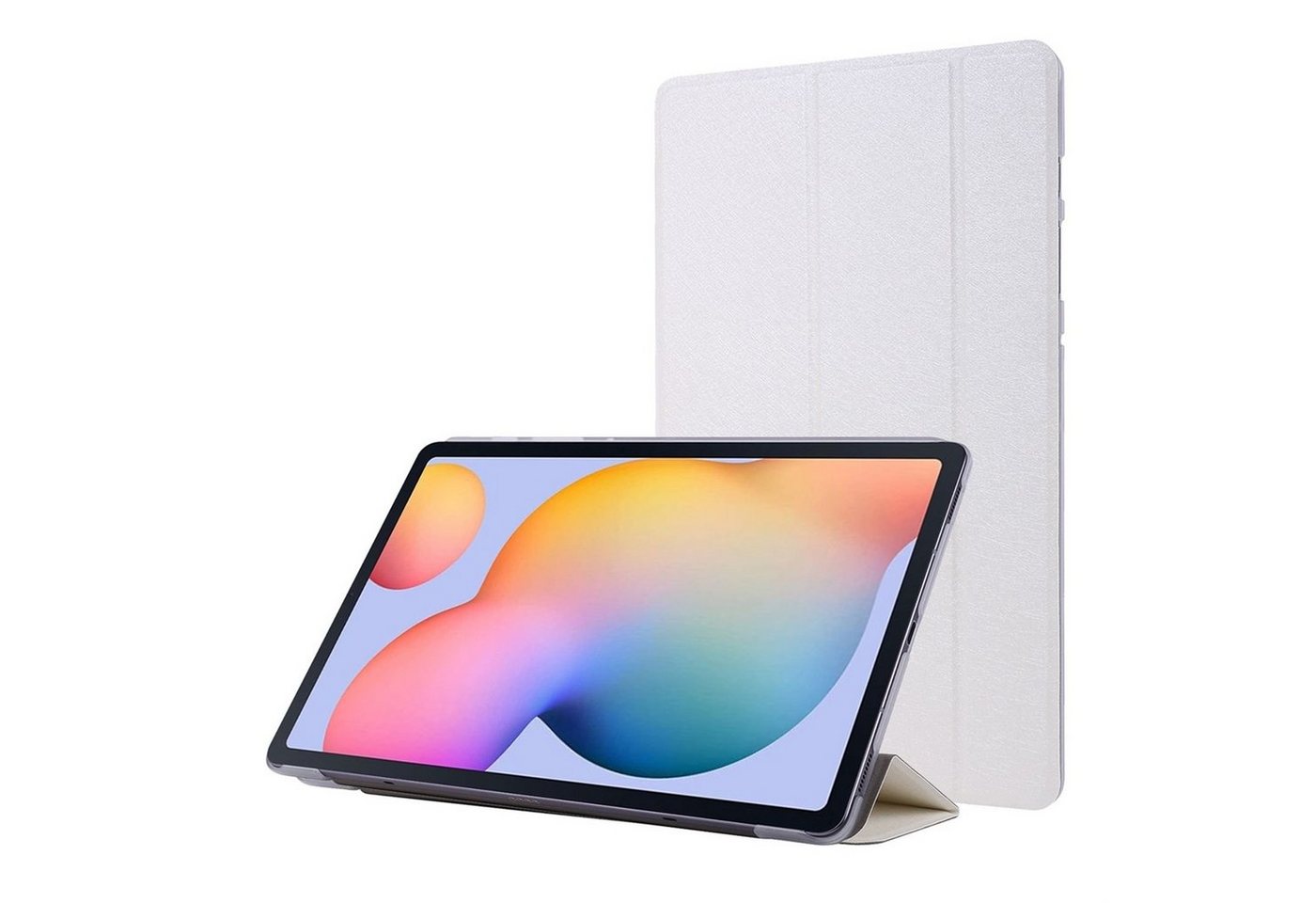 König Design Tablet-Hülle Samsung Galaxy Tab S7, Schutzhülle für Samsung Galaxy Tab S7 Tablethülle Schutztasche Cover Standfunktion Weiß von König Design