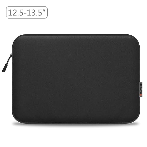 Universal Notebook Tablet Tasche 11-16,7 Zoll Tasche Hülle Laptop Case Cover (Schwarz, 12.5-13.5 Zoll) von König Design