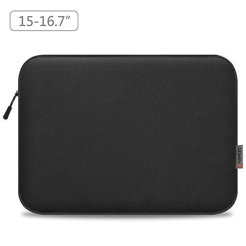 Universal Notebook Tablet Tasche 11-16,7 Zoll Tasche Hülle Laptop Case Cover (Schwarz, 15-16.7 Zoll) von König Design