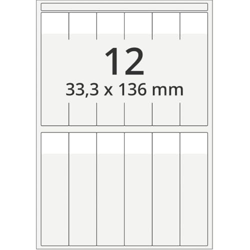 Kabelmarkierer,z. Bedrucken,Schriftfeld weiß,Polyesterfolie,33,3x136mm,100BOG/VE Kabelmarkierer,z. Bedrucken,Schriftfeld weiß,Polyesterfolie,33,3x136mm,100BOG/VE von König Werbeanlagen