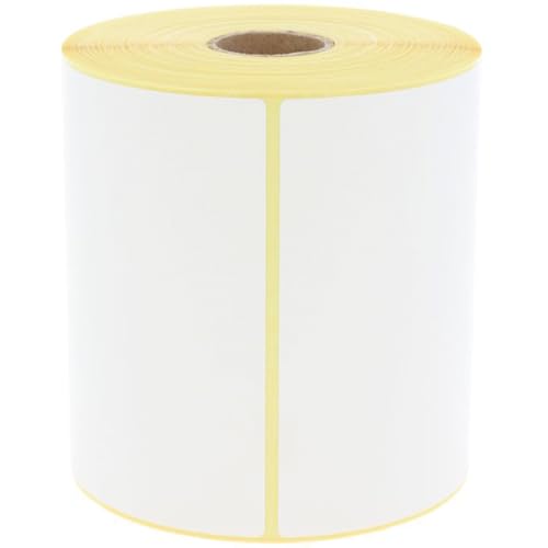 Thermoetiketten Thermo-Eco,weiß,permanent klebend,19mm,101,6x152,4mm,110/Rolle von König Werbeanlagen