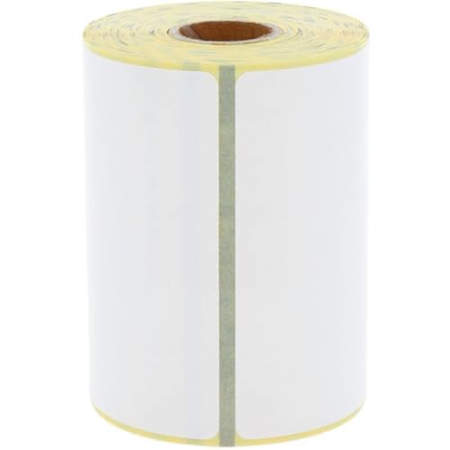Thermoetiketten Thermo-Eco,weiß,permanent klebend,19mm,76,2x50,8mm,300/Rolle von König Werbeanlagen