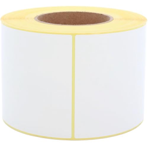 Thermoetiketten Thermo-Eco,weiß,permanent klebend,25,4mm,103x199mm,250/Rolle von König Werbeanlagen