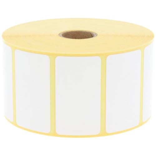Thermoetiketten Thermo-Top,weiß,permanent kleb.,25,4mm,57,15x31,75mm,2100/Rolle von König Werbeanlagen