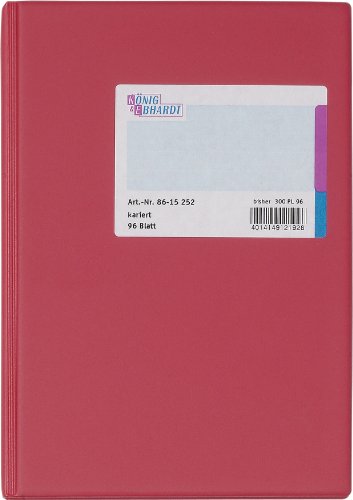 König & Ebhardt 8615252 Geschäftsbuch (A5, kariert) von König & Ebhardt