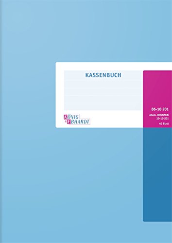 König & Ebhardt König und Ebhardt König & Ebhardt 8610201 Geschäftsbuch / Kassenbuch (A4, Einnahmen/Ausgaben, 80g/m², 40 Blatt Drahtheftung) von König & Ebhardt