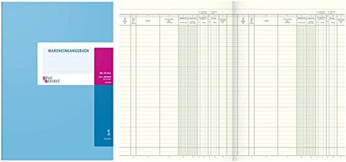 König & Ebhardt König und Ebhardt König & Ebhardt 8610641 Geschäftsbuch / Wareneingangsbuch (A4 80g/m², 40 Blatt Drahtheftung) von König & Ebhardt