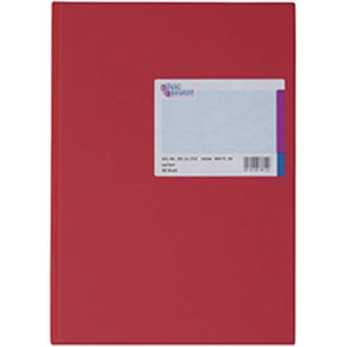 König & Ebhardt König und Ebhardt König & Ebhardt 8614252 Geschäftsbuch (Plastik mit Pappe verstärkt, kariert, A4, 210 x 297 mm, 96 Blatt) rot von König & Ebhardt