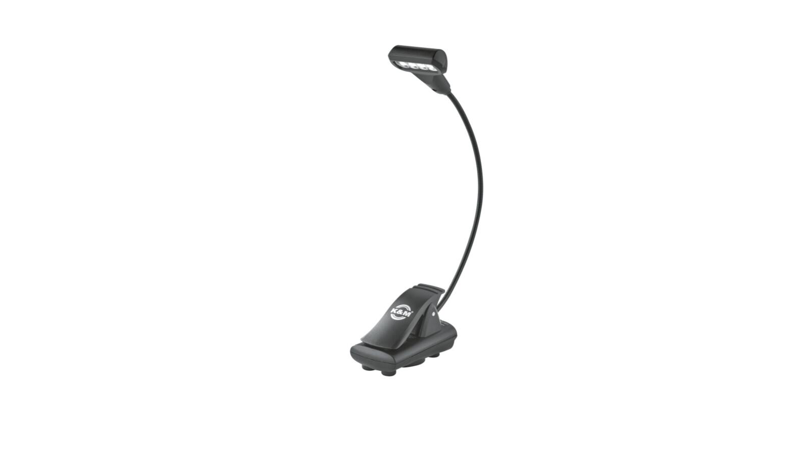 König & Meyer Notenpultleuchte 4 LED T-Model FlexLight schwarz von König & Meyer