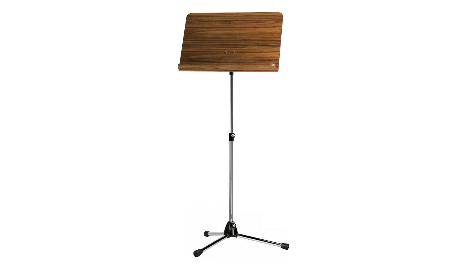 König & Meyer Orchesternotenpult 118/1 Stativ verchromt, Holzplatte schwarz König & Meyer Orchesternotenpult 118/1 Stativ verchromt, Holzplatte schwarz von König & Meyer