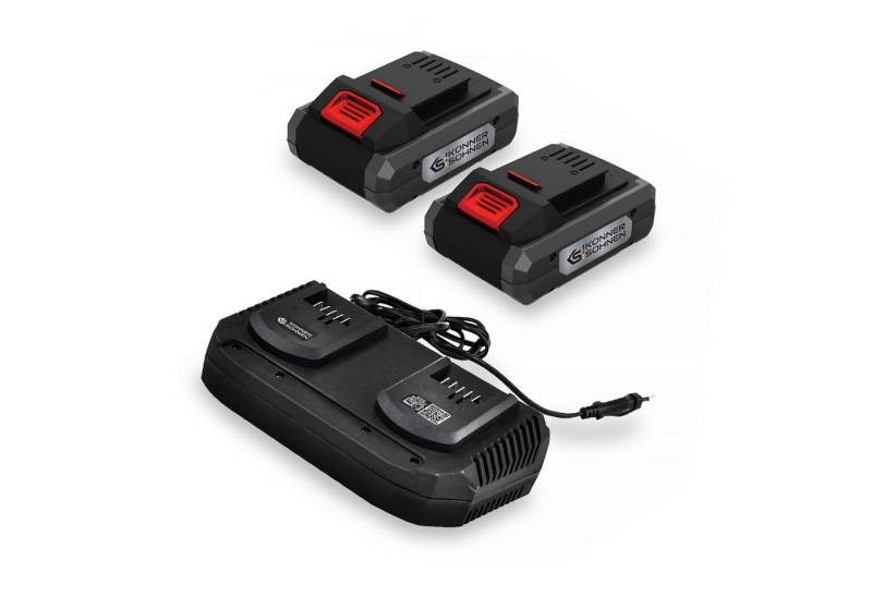 Könner & Söhnen KS C35A-2 + KS 20V4-2 (2 pcs) Schnelllade-Gerät (1-tlg) von Könner & Söhnen