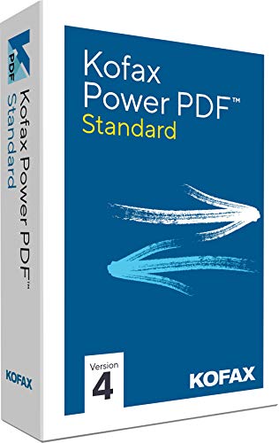 Kofax Power PDF Standard 4.0|1PC/WIN|Vollversion|unbegrenzte Laufzeit|Aktivierungscode per Post [Lizenz][KEINE CD] von Kofax