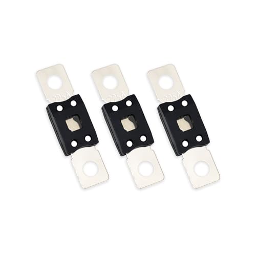Kofelec Mega Hochstromsicherung, ANM 225A Amp, bis zu 58V DC, für PKWs, LKWs, Busse oder Audiosysteme, 3er-Pack (225A) von Kofelec