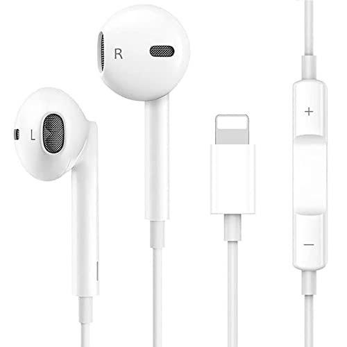 In-Ear Kopfhörer für iPhone, Kopfhörer HiFi Audio Stereo, mit Mikrofon und Lautstärkeregler, kompatibel mit iPhone 14/14 Pro/14 Pro Max/13/12 Mini/SE/11/X/XS Max/XR/8/7 Plus In-Ear Kopfhörer für iPhone, Kopfhörer HiFi Audio Stereo, mit Mikrofon und Lautstärkeregler, kompatibel mit iPhone 14/14 Pro/14 Pro Max/13/12 Mini/SE/11/X/XS Max/XR/8/7 Plus von Kogwjte