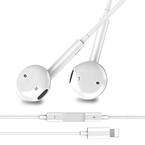 Kogwjte In-ear Phone Kopfhörer mit Kabel Hi-Fi Stereo Kopfhörer, Lautstärkeregler Geräuschisolierung Earphones kompatibel mit Phone 14 Pro Max/13/12/Mini/11/SE/XS Max/X/XR/8 Plus/7 Kogwjte In-ear Phone Kopfhörer mit Kabel Hi-Fi Stereo Kopfhörer, Lautstärkeregler Geräuschisolierung Earphones kompatibel mit Phone 14 Pro Max/13/12/Mini/11/SE/XS Max/X/XR/8 Plus/7 von Kogwjte