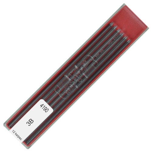 Bleistiftminen - 2 mm - Bleistift Minen - 3B - KOH-I-NOOR Graphitminen von Koh-I-Noor