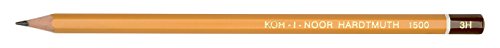 KOH-I-NOOR 1500 3H Bleistift, 12 Stück von Koh-I-Noor