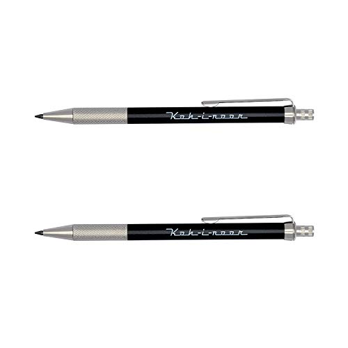 Koh-I-Noor Automatic 5608 - Druckbleistift Metall/Kunststoff für Notizbuch inklusive Spitzer - 2 Stück von Koh-I-Noor