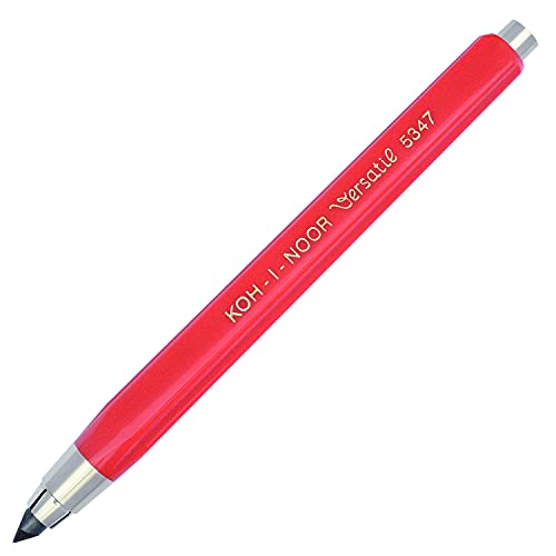 Koh-I-NOOR 5347 5,6 mm Durchmesser Mechanische Kupplung führen Halter Bleistift – Rot von Koh-I-Noor