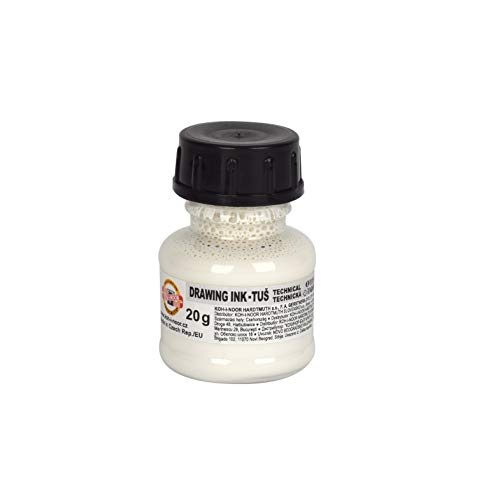 Koh-I-Noor 0141700102LP technische Zeichnungstinte 20g weiß von Koh-I-Noor
