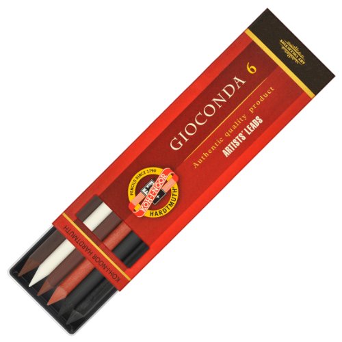 Koh-I-Noor Gioconda 5.6 mm, Set of 6 Leads for Artists' drawing. 4869/III by Koh-I-Noor von Koh-I-Noor
