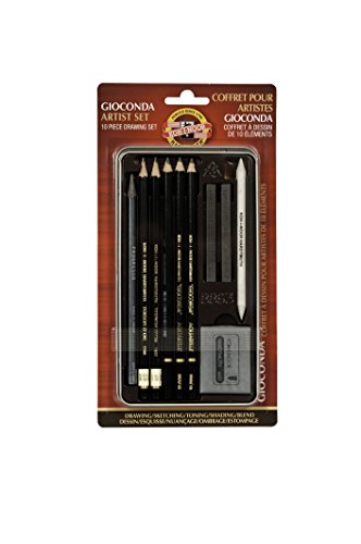 Koh-I-Noor Gioconda 8893.BC, 10-teiliges Künstlerset, verpackt in Dose von Koh-I-Noor