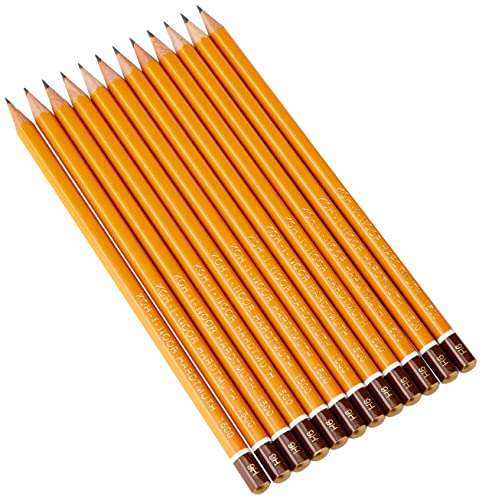 Koh-I-Noor Graphit-Bleistift, 9H, 12 Stück von Koh-I-Noor
