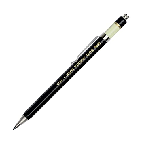 Koh-I-Noor Versatil 5900 - Druckbleistift aus Metall, 1 Einheit, schwarz Koh-I-Noor Versatil 5900 - Druckbleistift aus Metall, 1 Einheit, schwarz von Koh-I-Noor