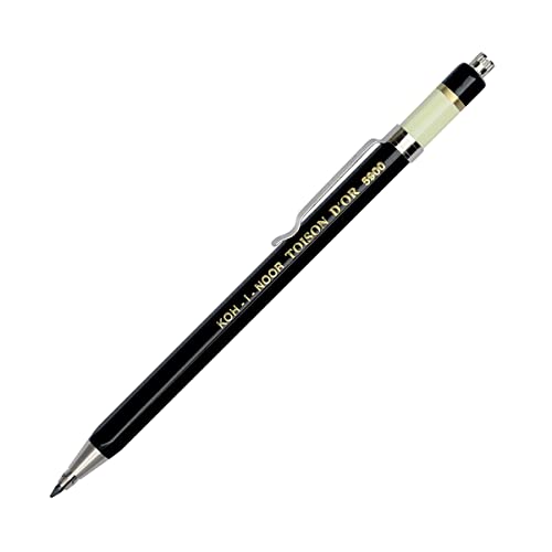 Koh-I-Noor Versatil 5900 - Druckbleistift aus Metall, 1 Einheit, schwarz von Koh-I-Noor