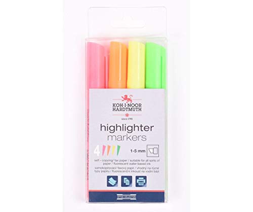 Koh-i-noor-Hardtmuth-Set Textmarker 2206 4, Faser-Stifte, Stifte, Tinten & Fibre Stifte von Koh-I-Noor