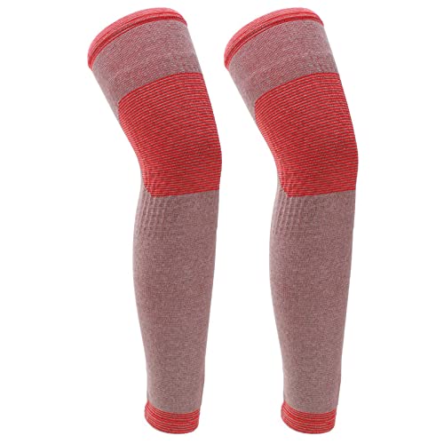 Koieam -Kompressionsbeinhülle, 2pcs Kompression Kniescheibe atmungsaktiv warm warm, natürlich hitzende leichte tragbare Beinhülle für Männer Männer (M) von Koieam