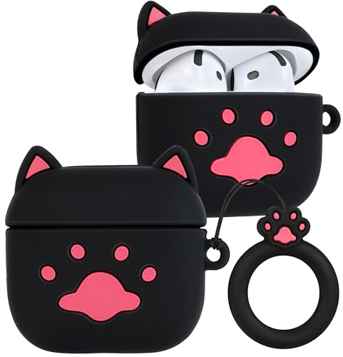 Kokaade Airpods 4 Hülle für Damen und Mädchen, niedliches Kawaii, mit Schlüsselanhänger, lustiges Katzenkrallen-Design, 3D, weiche Silikon-Schutzhülle für Airpod-Hülle 4. Generation 2024 Kokaade Airpods 4 Hülle für Damen und Mädchen, niedliches Kawaii, mit Schlüsselanhänger, lustiges Katzenkrallen-Design, 3D, weiche Silikon-Schutzhülle für Airpod-Hülle 4. Generation 2024 von Kokaade