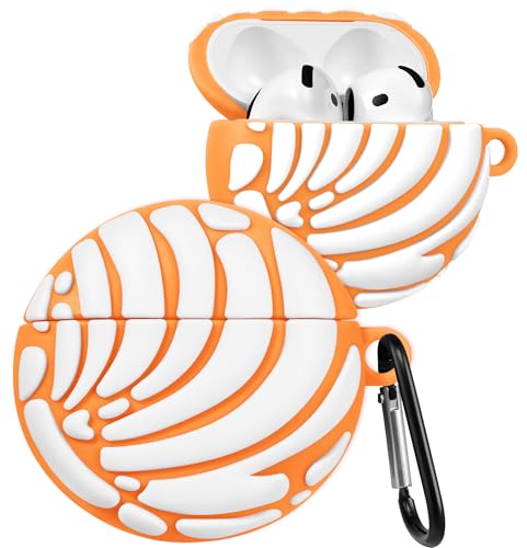 Kokaade Schutzhülle für Airpods 4 für Damen und Mädchen, niedliches Kawaii, mit Schlüsselanhänger, lustiges Weißbrot, 3D, weiche Silikon-Schutzhülle für Airpod-Hülle 4. Generation 2024 Kokaade Schutzhülle für Airpods 4 für Damen und Mädchen, niedliches Kawaii, mit Schlüsselanhänger, lustiges Weißbrot, 3D, weiche Silikon-Schutzhülle für Airpod-Hülle 4. Generation 2024 von Kokaade