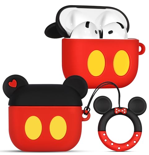 Kokaade Schutzhülle für Airpods 4 für Damen und Mädchen, niedliches Kawaii, mit Schlüsselanhänger, lustiges rotes Herz, 3D, weiche Silikon-Schutzhülle für Airpod-Hülle 4. Generation 2024 Kokaade Schutzhülle für Airpods 4 für Damen und Mädchen, niedliches Kawaii, mit Schlüsselanhänger, lustiges rotes Herz, 3D, weiche Silikon-Schutzhülle für Airpod-Hülle 4. Generation 2024 von Kokaade