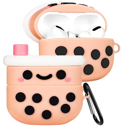 Kokaade Schutzhülle für Airpods Pro 2. / 1. Generation für Damen und Mädchen, niedliches Kawaii mit Schlüsselanhänger, lustiges Milchtee-Cartoon-Design, 3D-Silikonhülle für Teenager, für Airpods Pro 2 Kokaade Schutzhülle für Airpods Pro 2. / 1. Generation für Damen und Mädchen, niedliches Kawaii mit Schlüsselanhänger, lustiges Milchtee-Cartoon-Design, 3D-Silikonhülle für Teenager, für Airpods Pro 2 von Kokaade