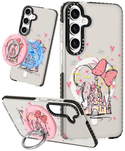 Kokaade Schutzhülle für Samsung Galaxy S25 Plus für Damen und Mädchen – süßes Kawaii, kompatibel mit Magsafe, magnetischer Ringhalter, Ständer, Schloss-Design, Handyhülle, mädchenhafte TPU-Schutzhülle Kokaade Schutzhülle für Samsung Galaxy S25 Plus für Damen und Mädchen – süßes Kawaii, kompatibel mit Magsafe, magnetischer Ringhalter, Ständer, Schloss-Design, Handyhülle, mädchenhafte TPU-Schutzhülle von Kokaade