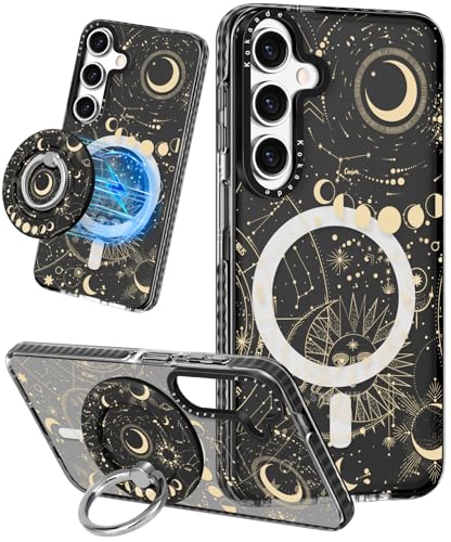 Kokaade Schutzhülle für Samsung Galaxy S25 für Damen und Mädchen – süßes Kawaii, kompatibel mit Magsafe, magnetischer Ringhalterung, Ständer, Sonne, Mond, TPU-Schutzhülle für Galaxy S25 Kokaade Schutzhülle für Samsung Galaxy S25 für Damen und Mädchen – süßes Kawaii, kompatibel mit Magsafe, magnetischer Ringhalterung, Ständer, Sonne, Mond, TPU-Schutzhülle für Galaxy S25 von Kokaade