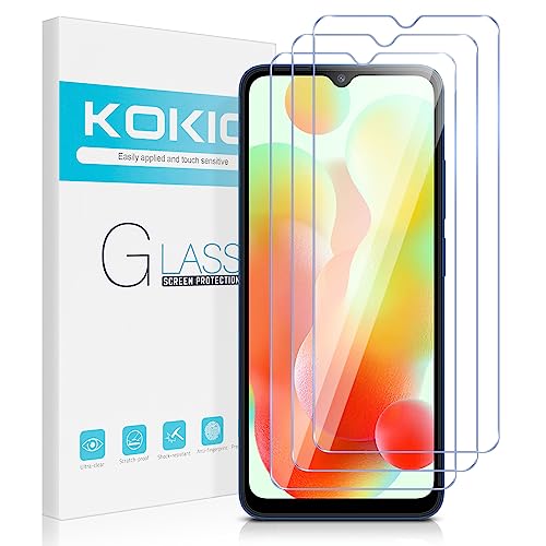 Kokio 3 Stück Schutzfolie für Xiaomi Redmi 12C/11A, Panzer Schutz Glas Displayschutzfolie für Redmi 12C/11A, 9H Härte, Anti-Fingerprint, HD Klar, Frei von Kratzern, Anti-Bläschen(6,71 Zoll) von Kokio