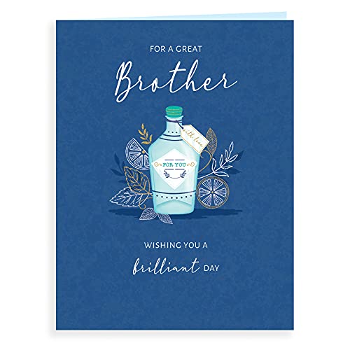 Koko Designs Geburtstagskarte, Motiv "Great Brother", 20,3 x 15,2 cm von Koko Designs
