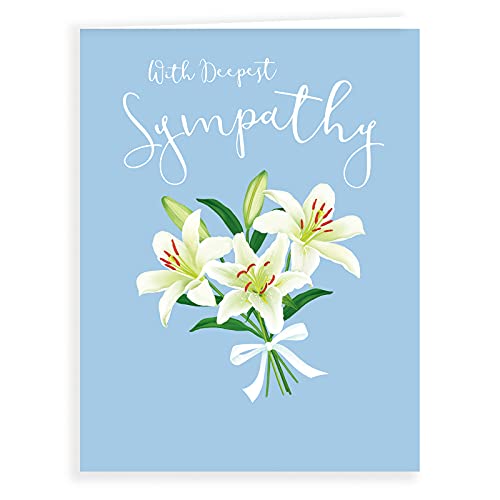 Koko Designs Grußkarte, Motiv Deepest Sympathy, 20,3 x 15,2 cm von Koko Designs