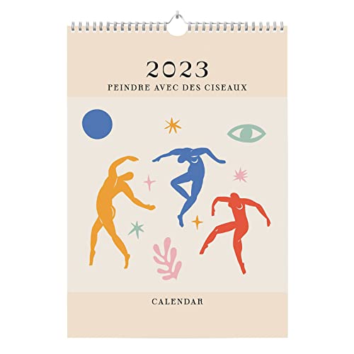 Grupo Erik Offizieller Matisse Kalender 2023, A3-Kalender, 30,5 x 41,9 cm, quadratischer Wandkalender 2023, klassischer Kalender 2023, spiralgebundener Kalender 2023, Flip-Kalender 2023 von Kokonote