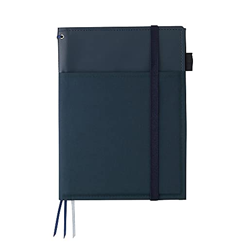 Kokuyo Co., Ltd. Kokuyo cover notebook systemic ring notebook corresponding A5 tone leather navy blue B ruled 50 sheets Bruno -V685B-DB by von KOKUYO