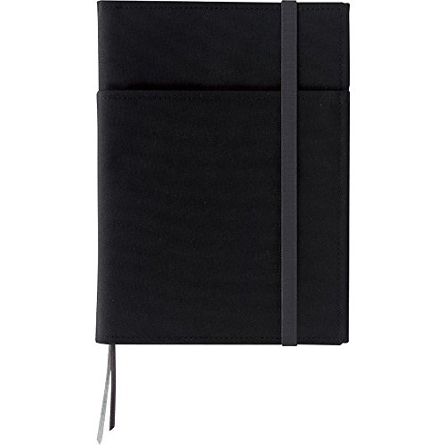 Kokuyo Systemic Refillable Notebook Cover – Twin Ring mit Edge Title – A5 (5,8 x 8,3 Zoll) – Normal Rule – 28 Leinen x 50 Sheets – Black Cover (Japan Import) von KOKUYO