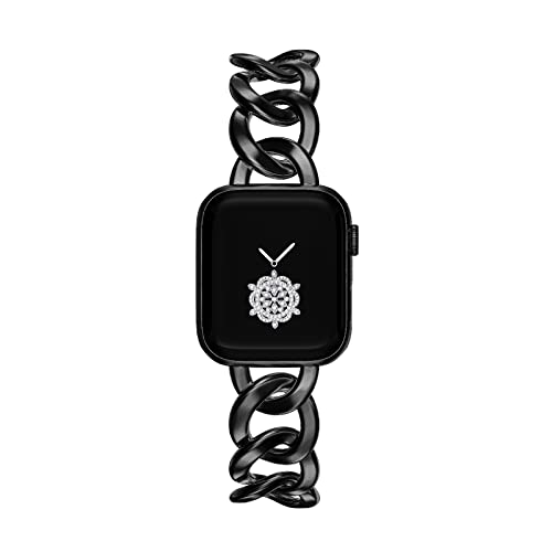 38/40 mm, verstellbare, coole Kette, Metallbänder für Damen, Apple Watch, SE-Serie 5, Serie 6, Herren, Ersatznetzband für 42/44 mm, iWatch SE Serie 6/5/4/3/2/1, Schwarz, 42/44/45mm, Klassisch, 38/40 mm, verstellbare, coole Kette, Metallbänder für Damen, Apple Watch, SE-Serie 5, Serie 6, Herren, Ersatznetzband für 42/44 mm, iWatch SE Serie 6/5/4/3/2/1, Schwarz, 42/44/45mm, Klassisch, von Kolgios