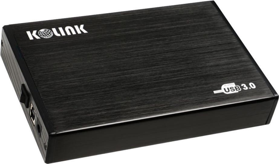 Kolink 3.5  USB 3.0 externes Gehäuse - schwarz (HDSU3U3) von Kolink