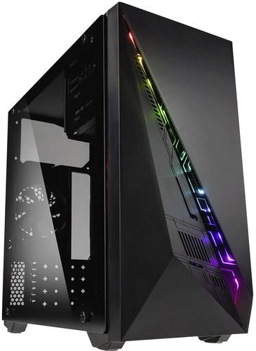 Kolink Inspire K2 A-RGB Midi-Tower Gaming-Gehäuse Schwarz 1 vorinstallierter Lüfter, Integrierte B von Kolink