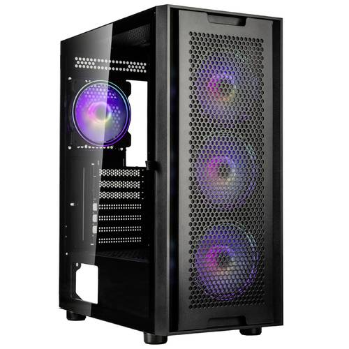 Kolink Observatory Duo ARGB Midi-Tower Gaming-Gehäuse Schwarz von Kolink