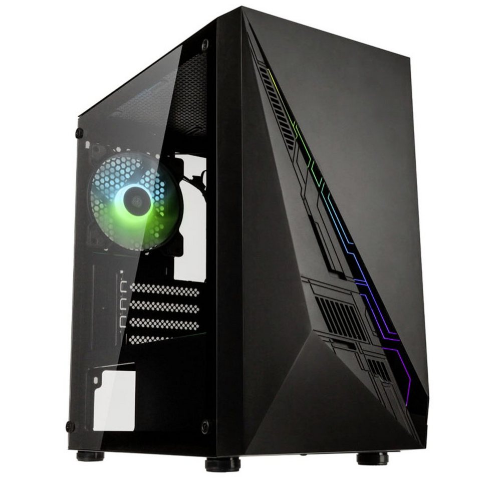 Kolink PC-Gehäuse Kolink Kolink Inspire K2 Plus ARGB Micro-ATX-Gehäuse - schwarz Window von Kolink