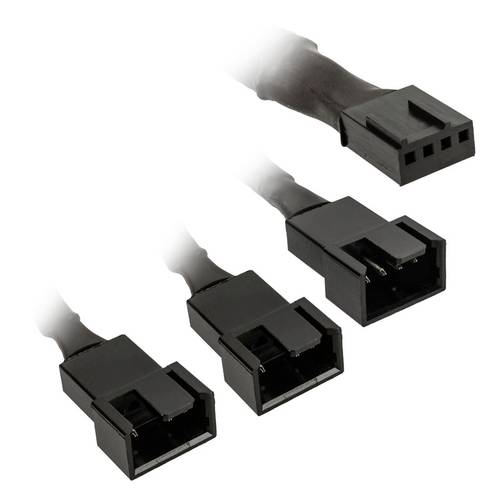 Kolink PC-Lüfter Y-Adapter [1x PC-Lüfter Stecker 4pol. - 3x PC-Lüfter Buchse 4pol., PC-Lüfter Bu von Kolink