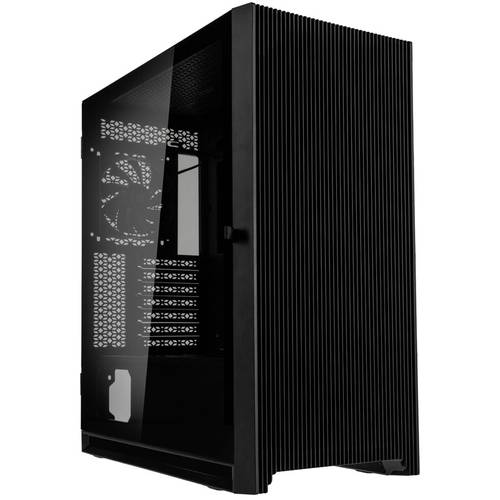 Kolink Unity Lateral Performance Midi-Tower PC-Gehäuse Schwarz 3 Vorinstallierte LED Lüfter von Kolink